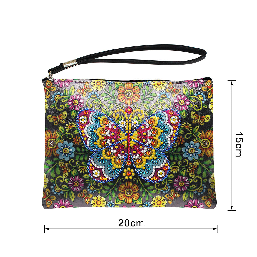 Diamond Drawing Cross DIY Wallet With Diamonds