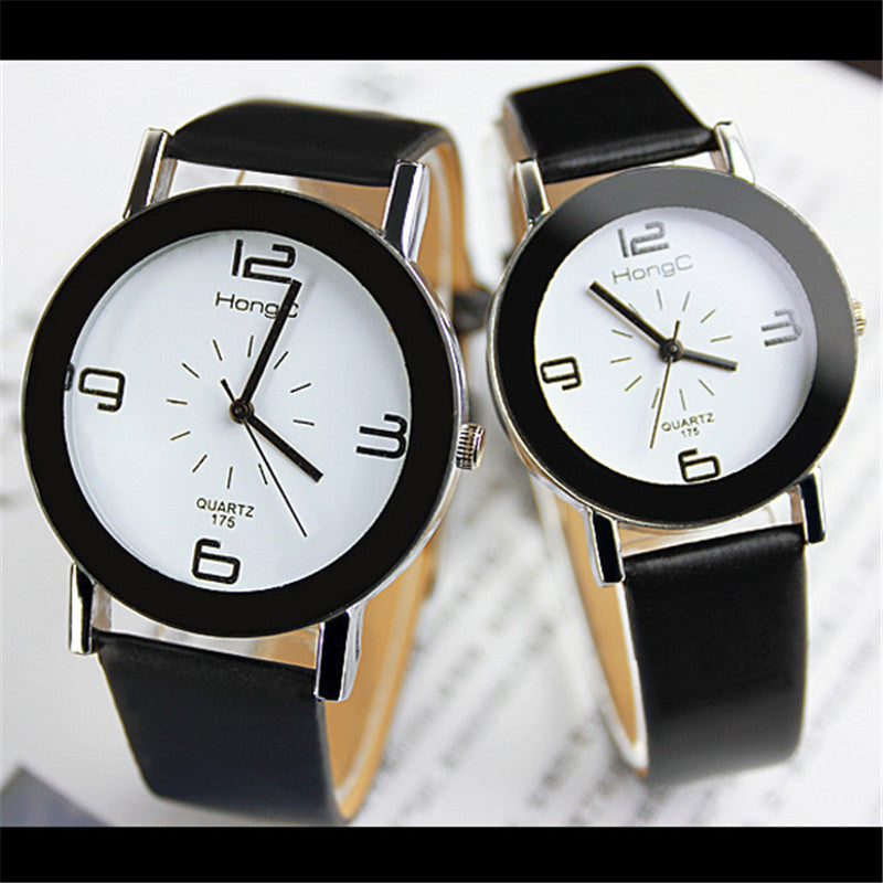 shopee Quartz Couple's Watch Simple White 175