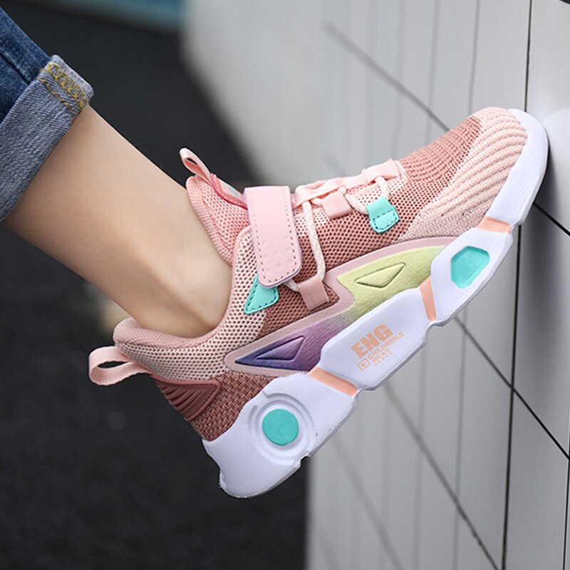 New Style Lightweight  Breathable Mesh Girls Shoes
