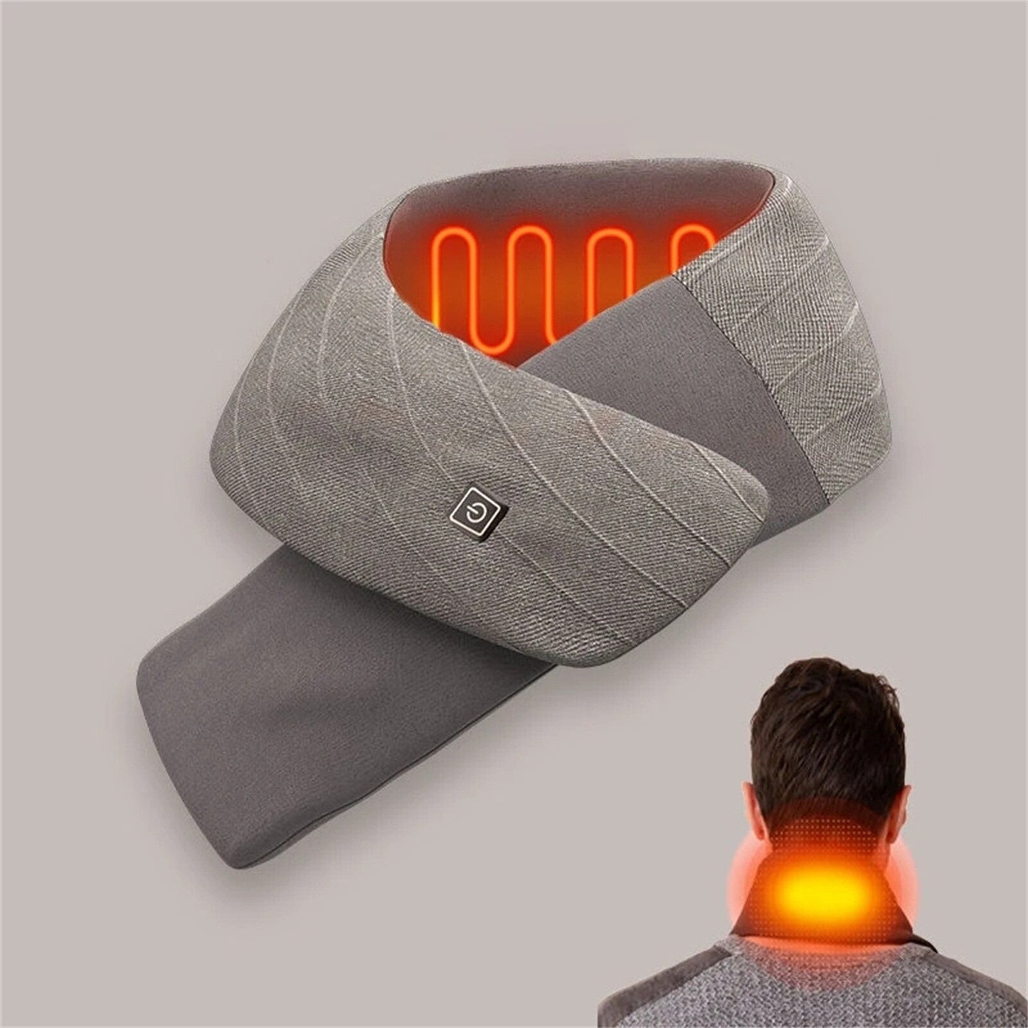 USB smart neck and heating shoulder guard