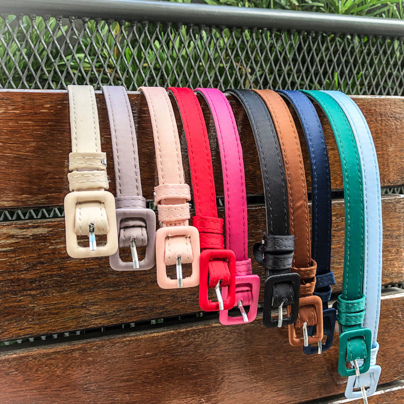 Universal With Candy-colored Superfine Satin Delicate Belt