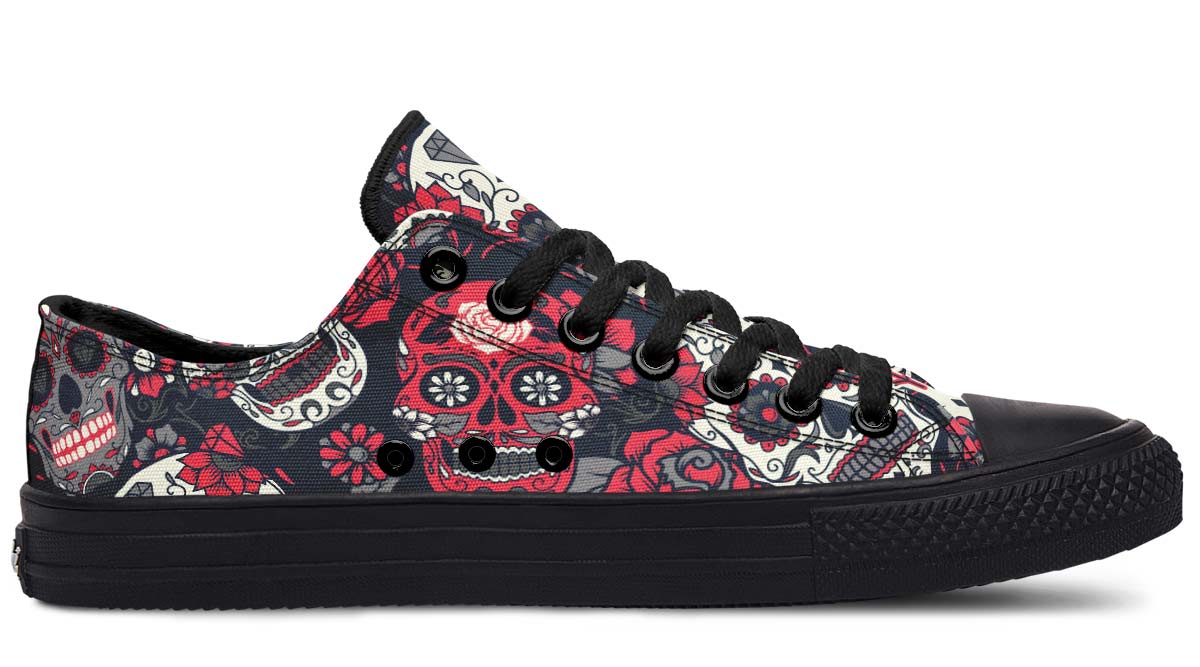 Fashion Print Couple Low-Top Canvas Shoes
