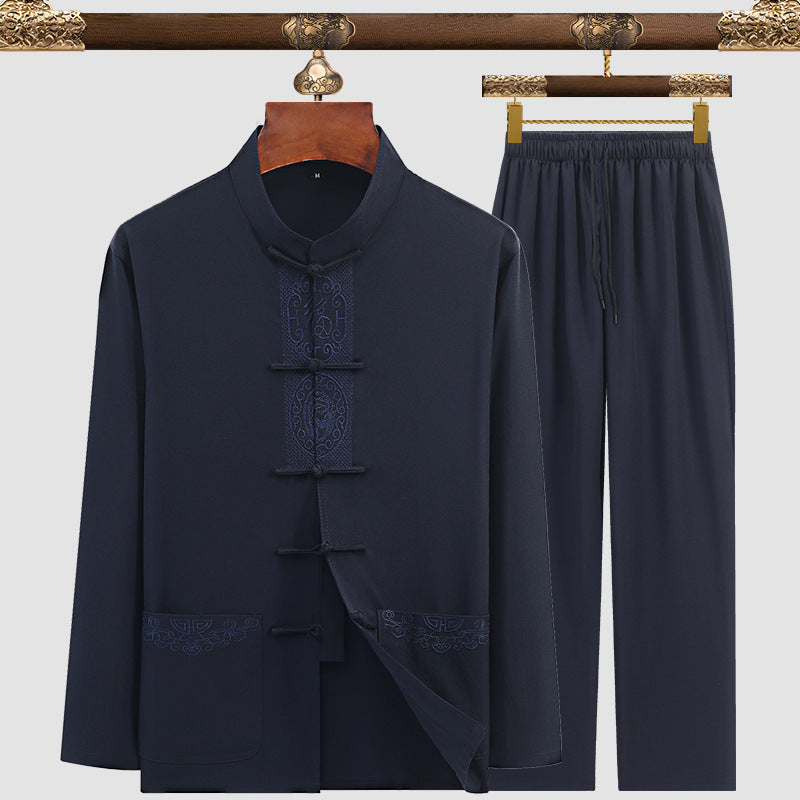 Tang Suit Chinese Style Summer Short Sleeve Suit