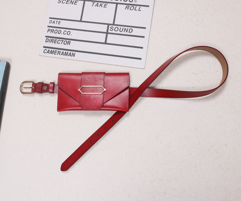 Mobile Phone Change key Lipstick Envelope Bag Waist Bag