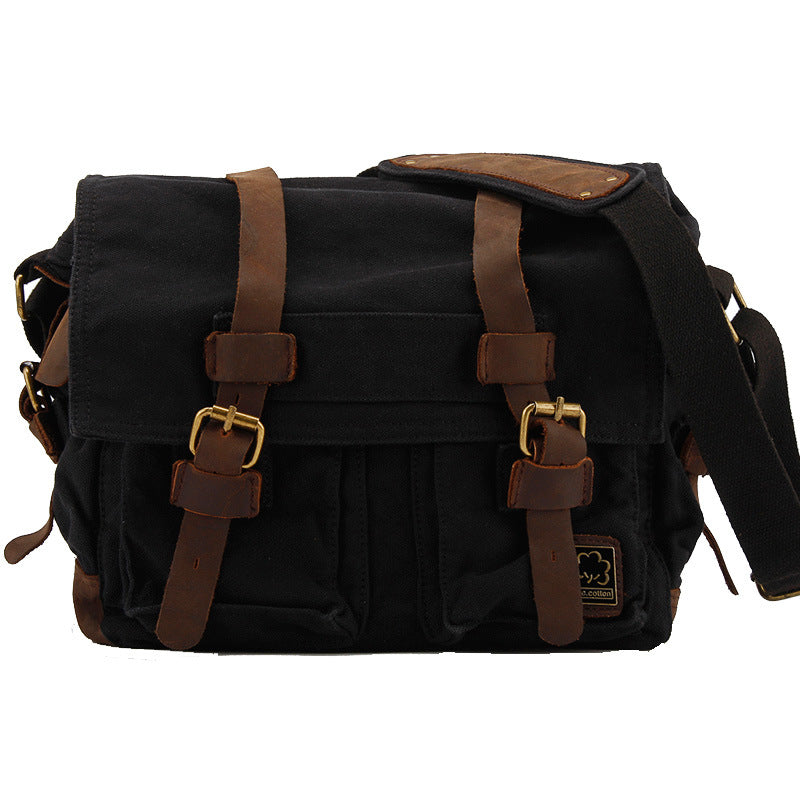 Canvas messenger bag