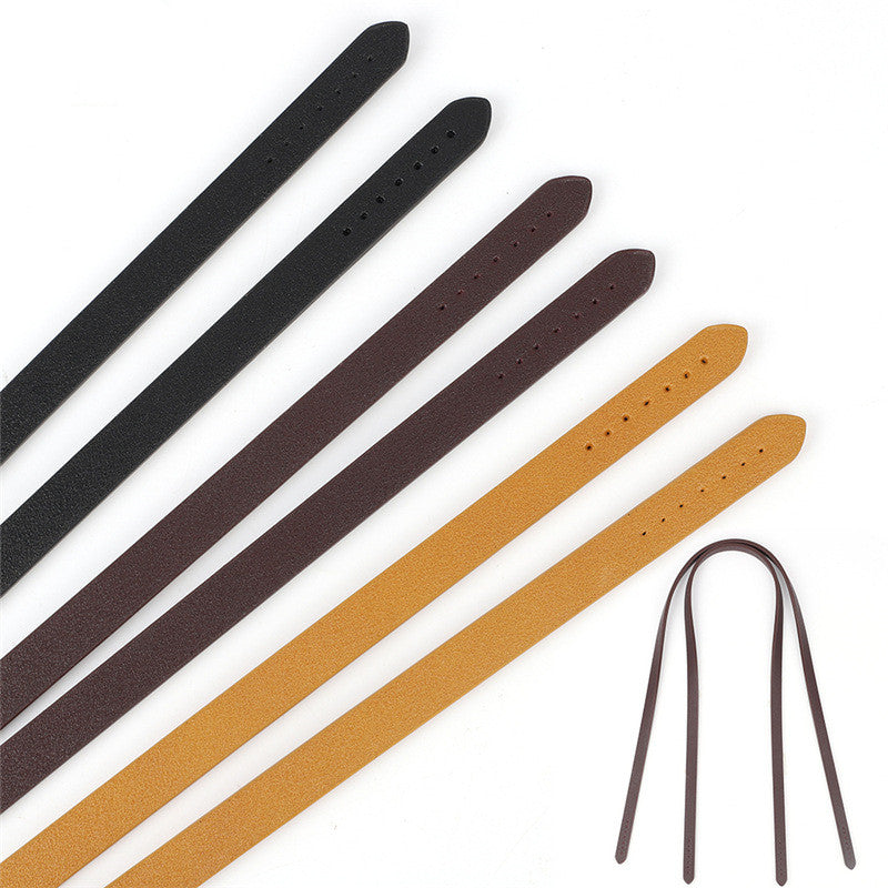 PU Leather Straight Leather Strap Bag Belt Accessories