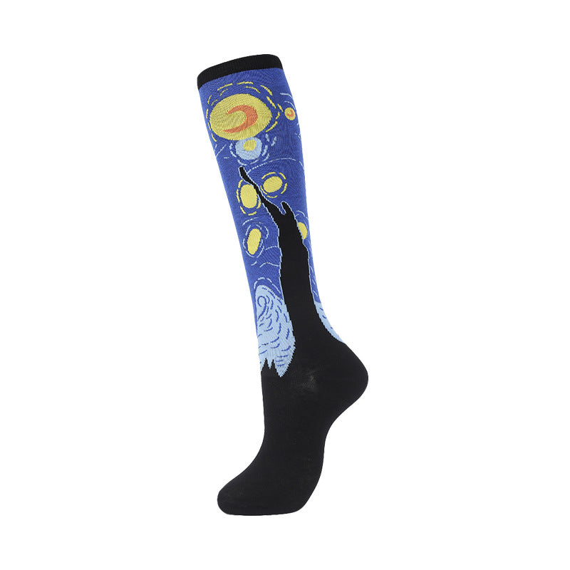 Street cartoon women's socks