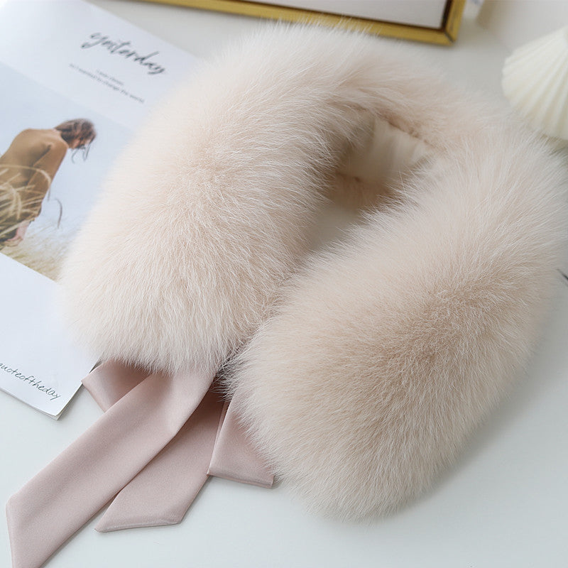 Ladies Winter Detachable Fur Collar