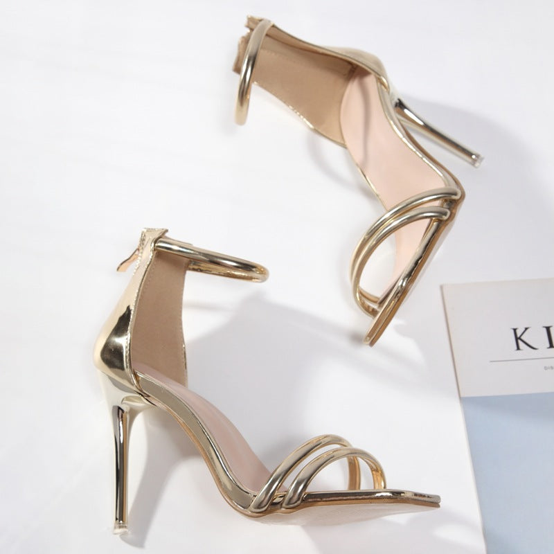 Sexy Sandals Women European And American Fashion New Style High Heel