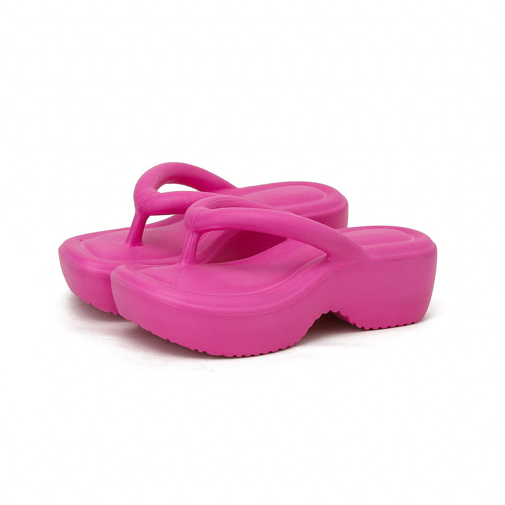Oversized Women's Thick Bottomed Ins Tide EVA Outdoor Beach Sandals
