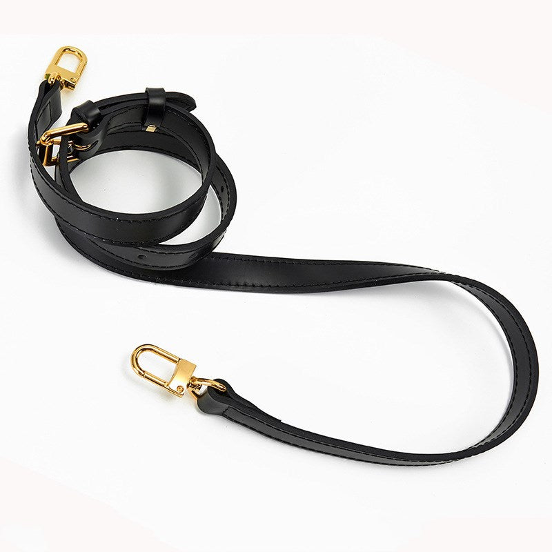 Double-sided cowhide shoulder strap