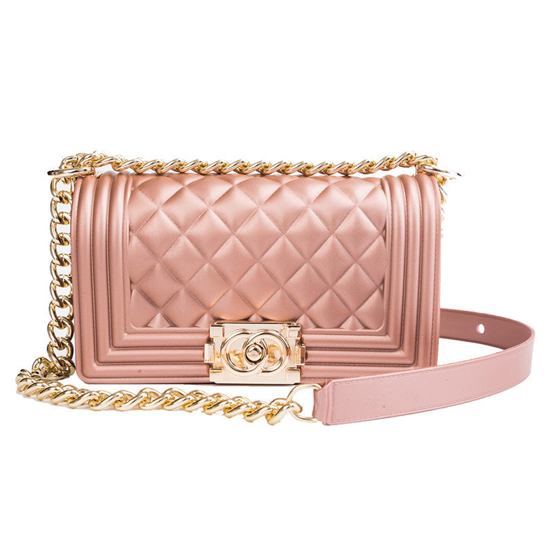 One-shoulder crossbody fashion chain bag