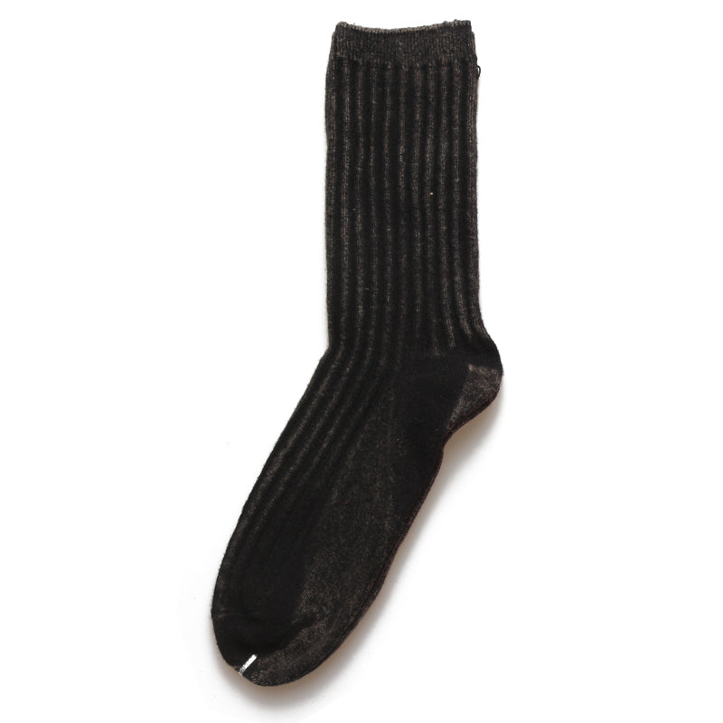 Frosted Washed Double Needle Fashion Trend Ins Wind Wild Men And Women In Tube Cotton Socks