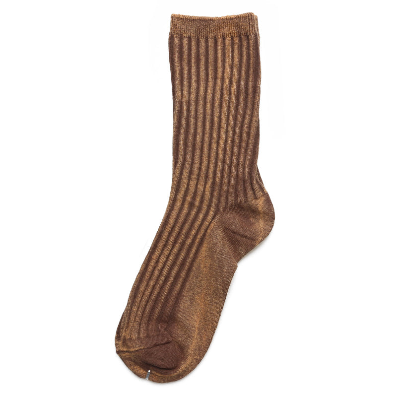 Frosted Washed Double Needle Fashion Trend Ins Wind Wild Men And Women In Tube Cotton Socks