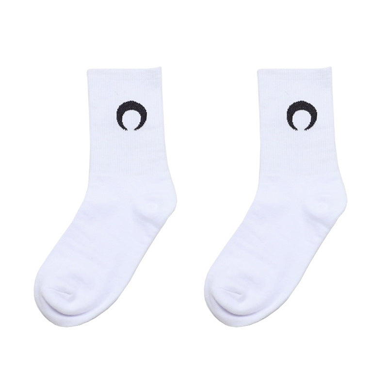 Fashion Creative Printing Skateboard Couple Socks