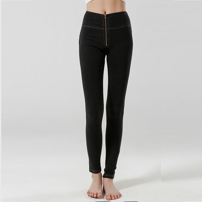 Slim-fit Buttocks Denim Women's Pencil Pants High Waist