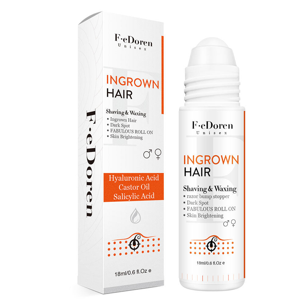 Conveniently Apply Roller Hair In-growth For Men