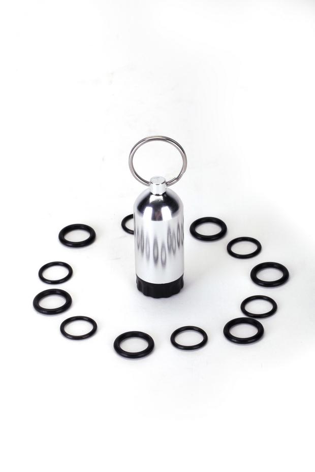 Diving Cylinder O-Ring Red, Silver And Blue Equipment Maintenance