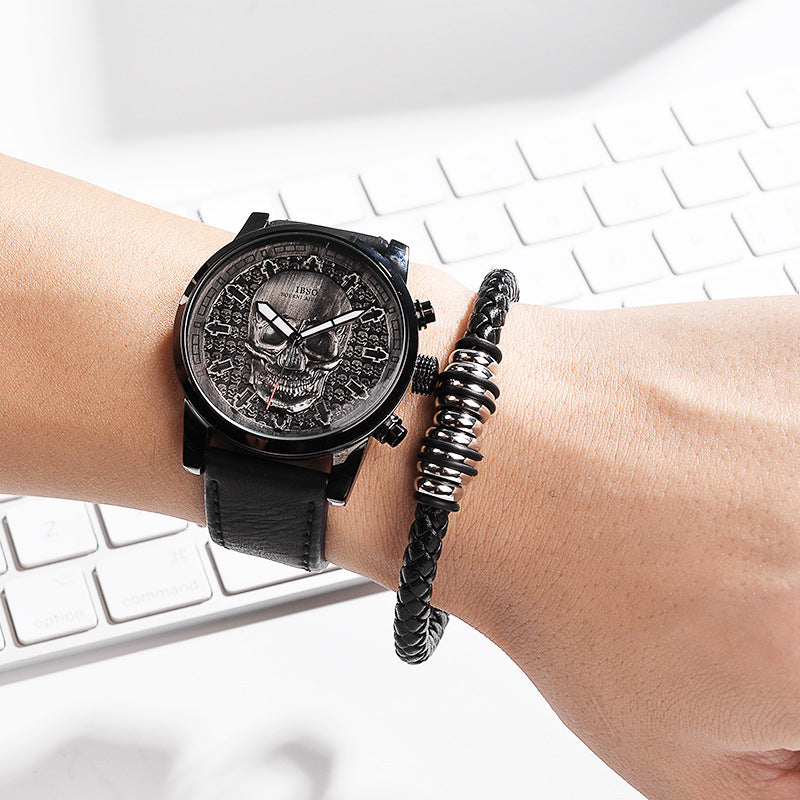 Skull Men's Creative Sports Quartz Xiangyun Bracelet Sports Belt Watch