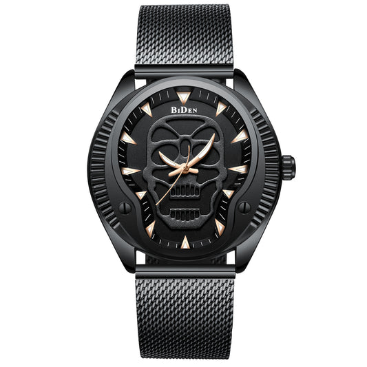 Personality fashion waterproof cool ghost quartz watch