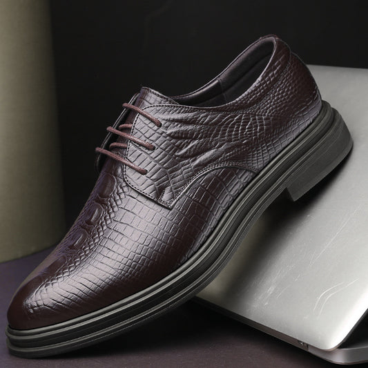 Formal Business Lace Up Men's Low Top Leather Shoes