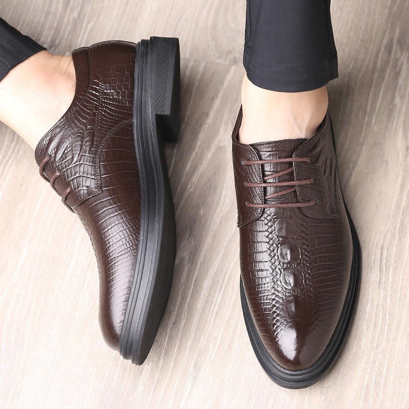 Formal Business Lace Up Men's Low Top Leather Shoes