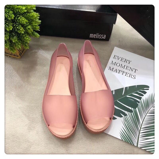 Sponge Cake Platform Jelly Shoes One-step Casual Shoes