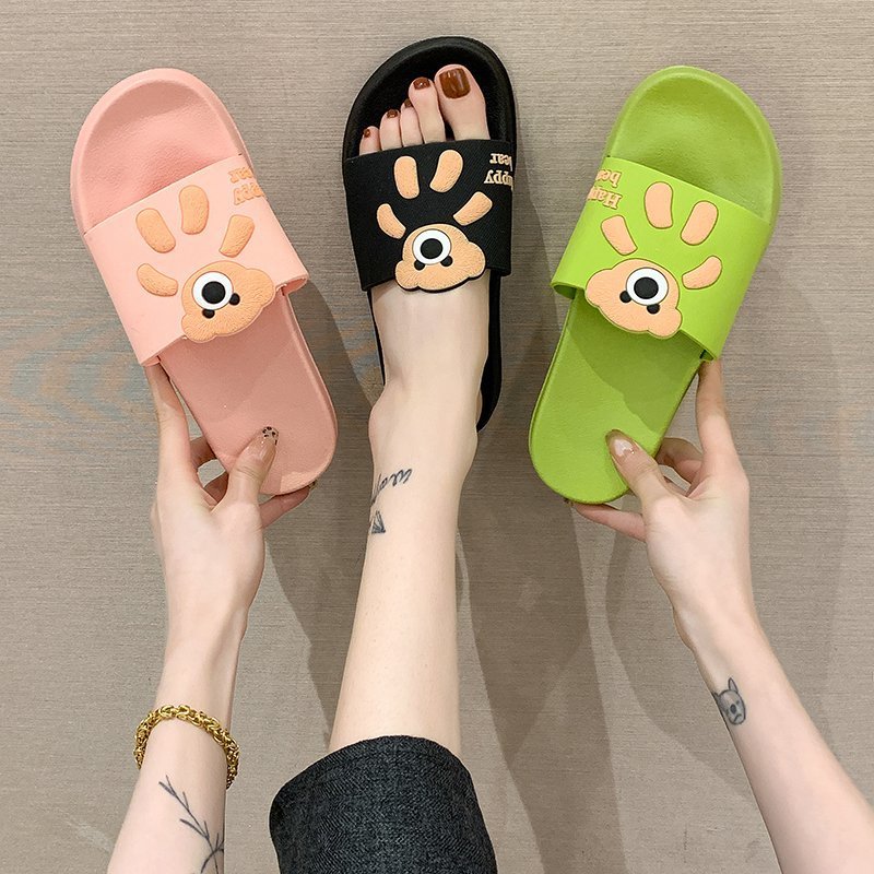 New Style Slippers Female Summer Cartoon Cute Home Indoor Fashion Platform