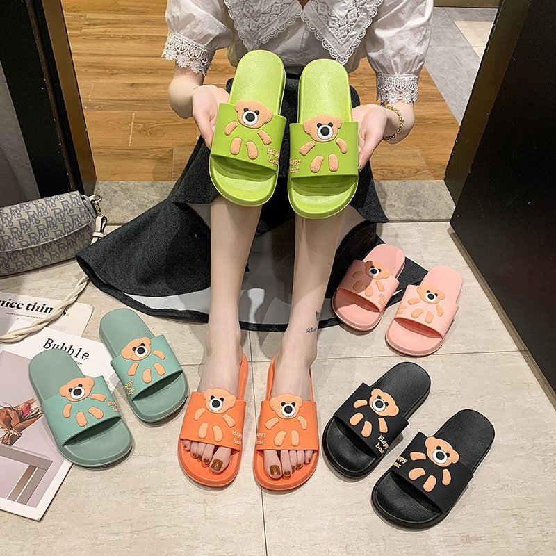 New Style Slippers Female Summer Cartoon Cute Home Indoor Fashion Platform