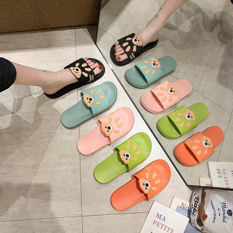 New Style Slippers Female Summer Cartoon Cute Home Indoor Fashion Platform
