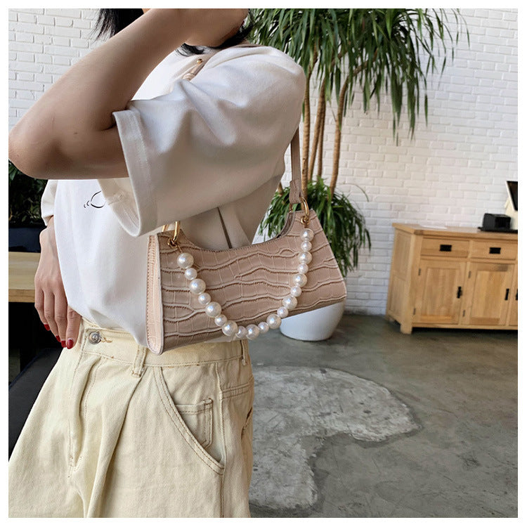 Sommer Ny Mode Perle Tide Koreansk Stil All-Match Skuldertaske