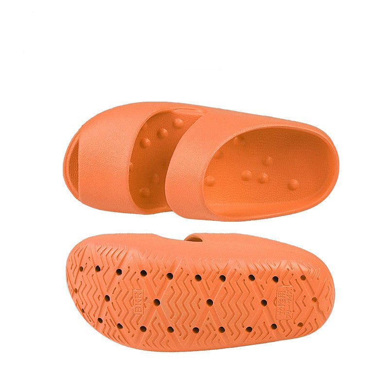 Non-slip Wedge With Pellet Massage Swing Slipper