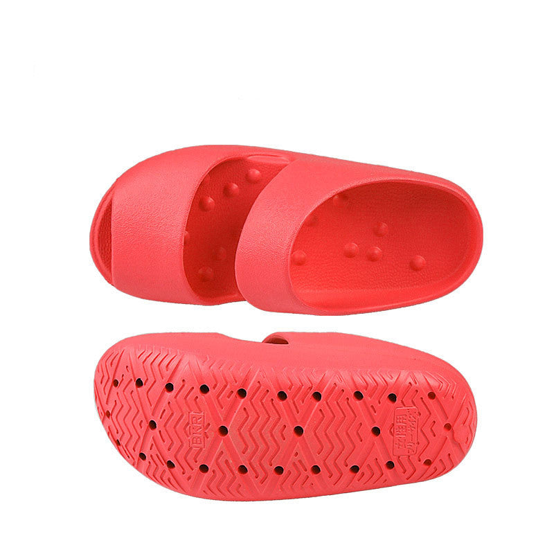 Non-slip Wedge With Pellet Massage Swing Slipper