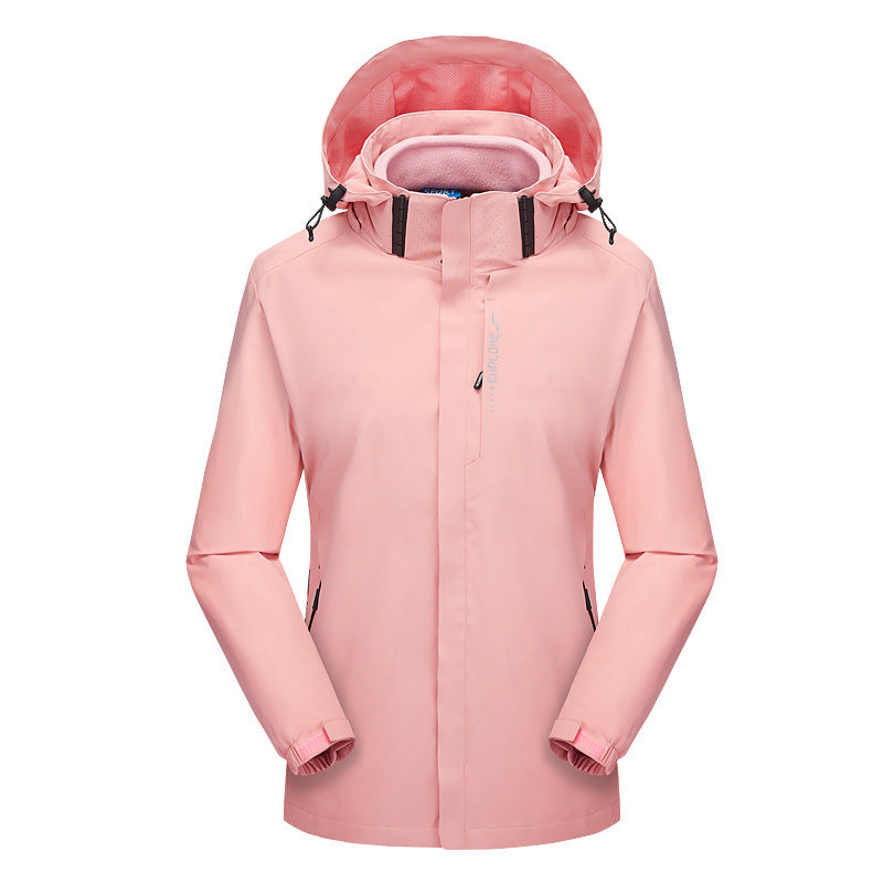 Winter Outdoor Storm Jacket 3 In 1 Removable Fleece Liner