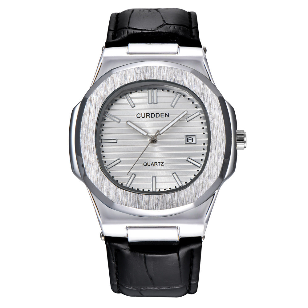Watch Men's Belt Calendar Quartz Watch