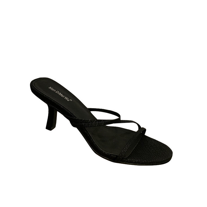 Summer New Style Korean Stiletto Sandals Slippers