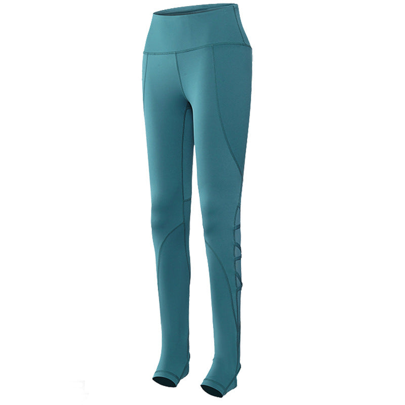 Peach Pants Mesh Nylon Nude Fitness Yoga Pants