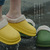 Women's Thick-Soled Outdoor Waterproof Cotton Slippers For Outer Wear