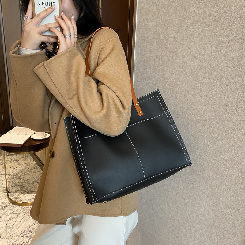 Autumn And Winter Big Bag Women Wild Casual Single Shoulder Bag