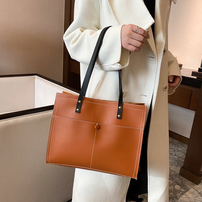 Autumn And Winter Big Bag Women Wild Casual Single Shoulder Bag