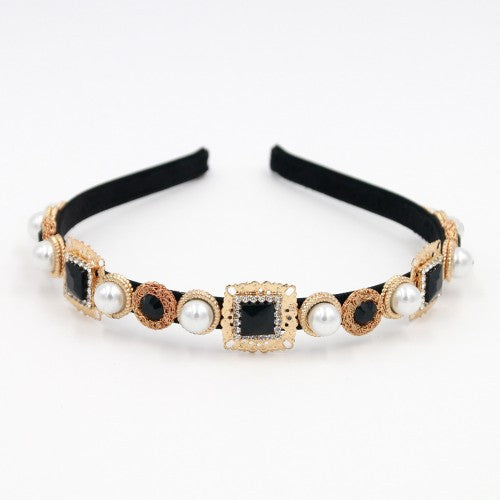 Simple Multi-Color Versatile Headband, Exquisite and Delicate Metal Bridal Headband