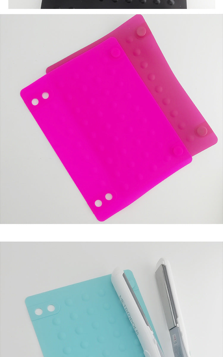Curling Heat Insulation Pad Storage Non-Slip Silicone Pad