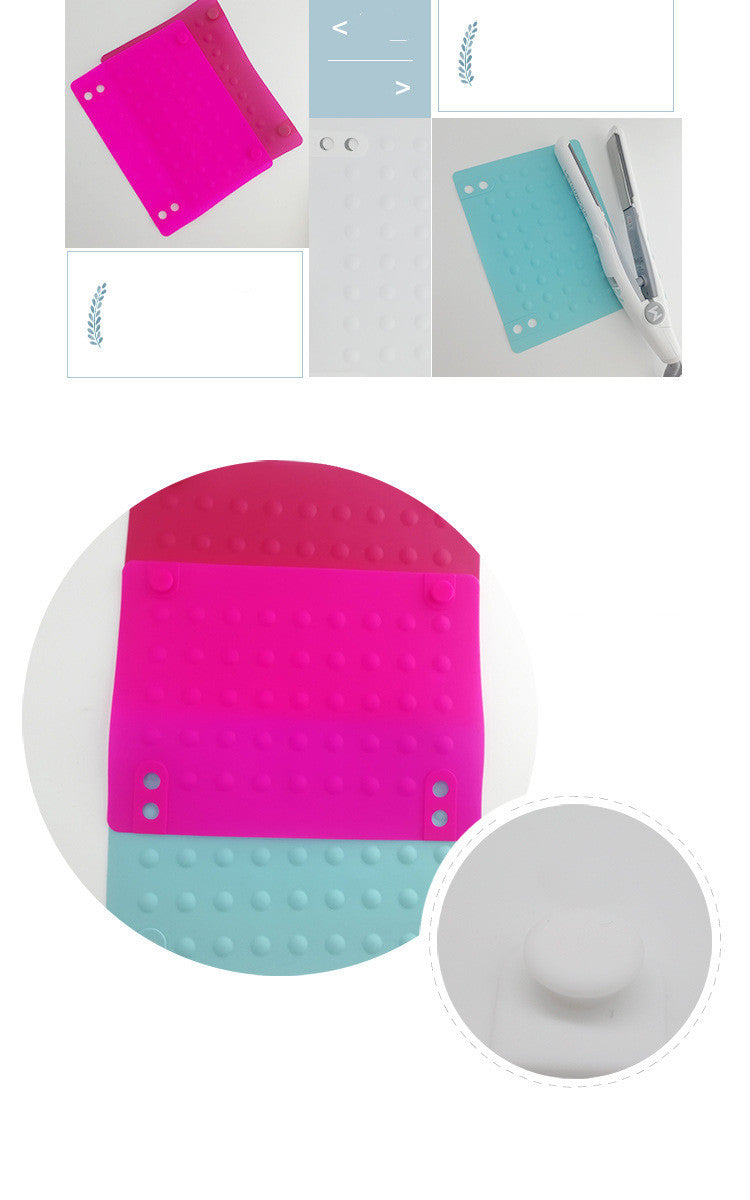 Curling Heat Insulation Pad Storage Non-Slip Silicone Pad