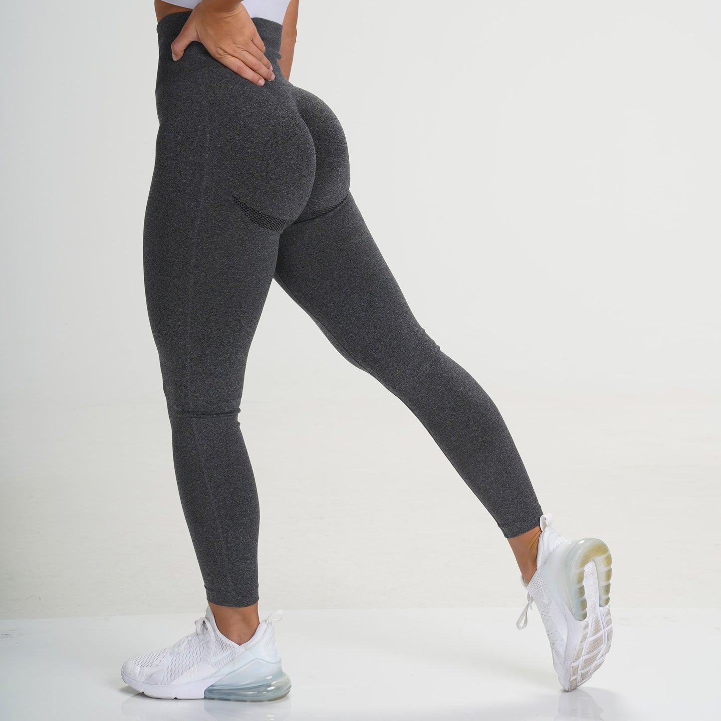 Knitted Buttocks  Wicking Yoga Pants