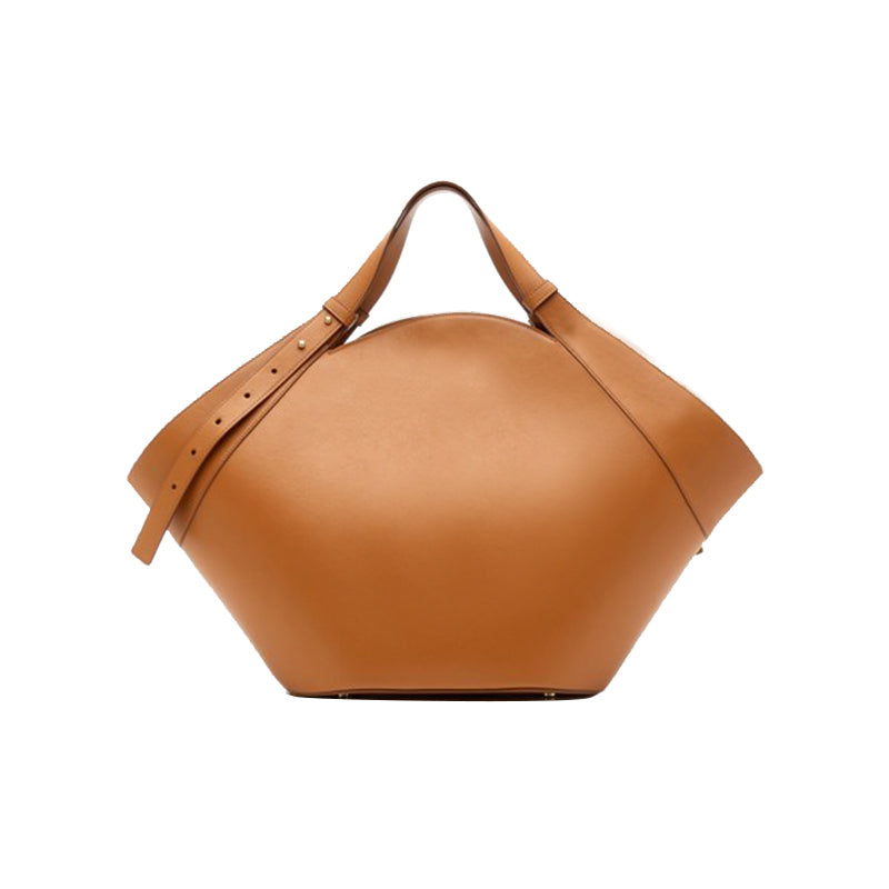 Fan-Shaped Bag Student Shoulder Bag Big  Underarm Bag All-Match Handbag