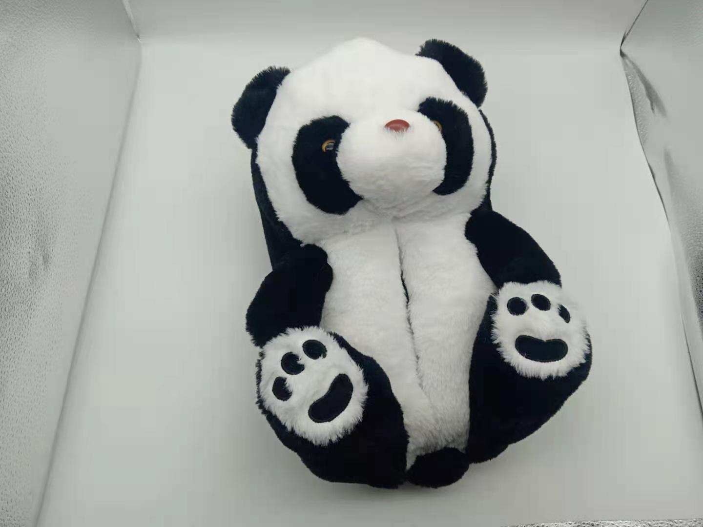 Fashion Trend Cute Panda Slippers Doll
