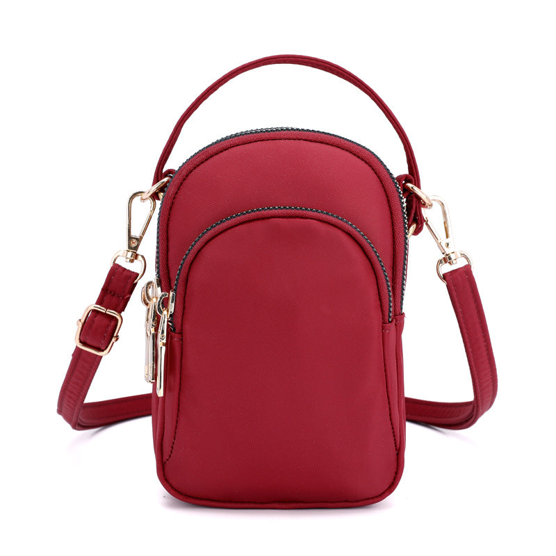 One-Shoulder Portable Nylon Oxford Coin Bag Crossbody Bag