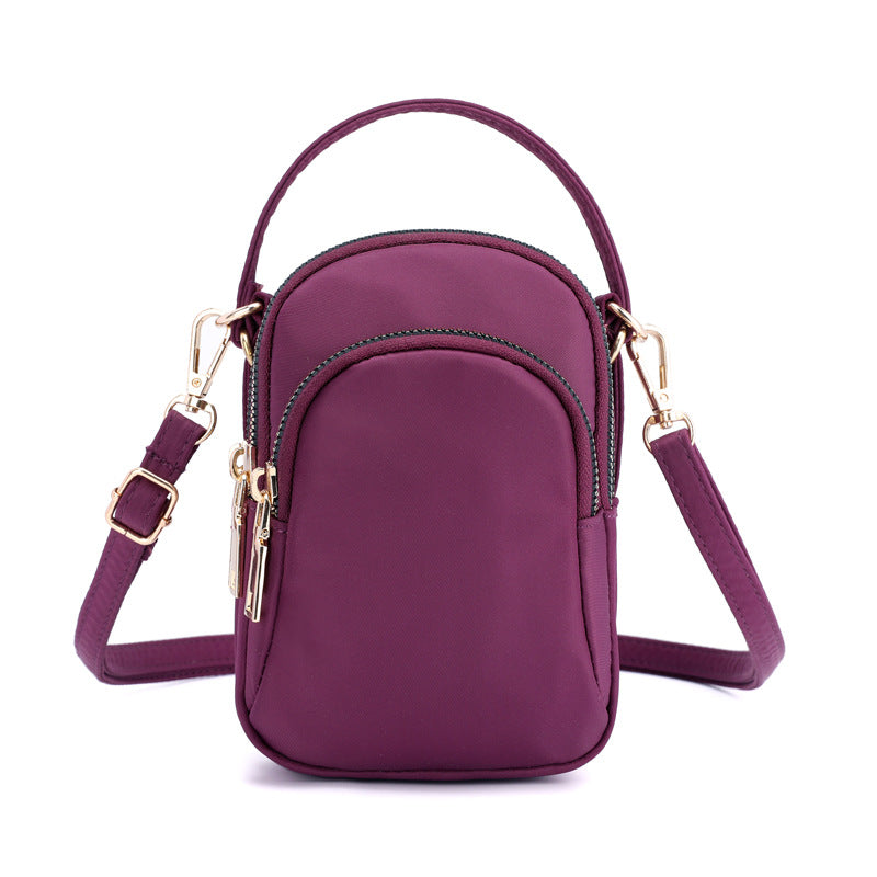 One-Shoulder Portable Nylon Oxford Coin Bag Crossbody Bag