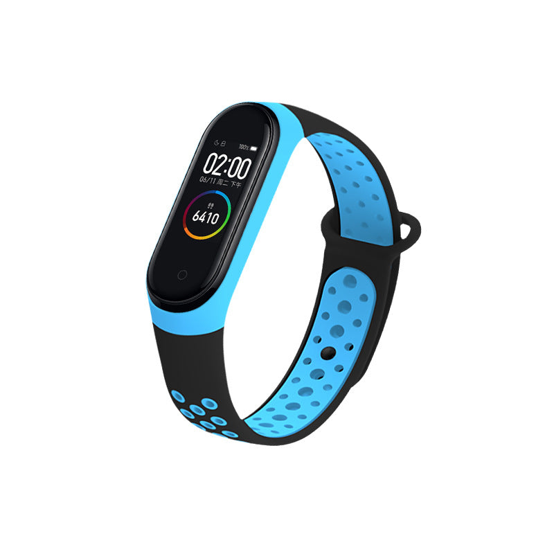 Mi Band 4 Wristband Universal Mi 3 Smart Sports Bracelet With Dual Color Replacement Strap