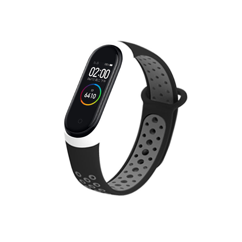 Mi Band 4 Wristband Universal Mi 3 Smart Sports Bracelet With Dual Color Replacement Strap